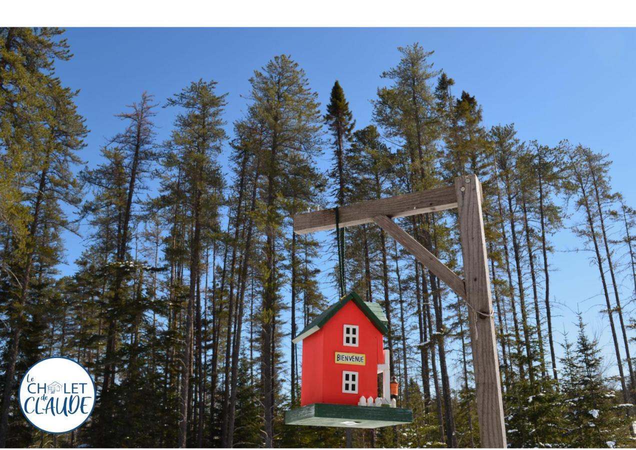 Le Chalet De Claude, Au Pied Des Monts-Valin Saint-David-de-Falardeau Kültér fotó